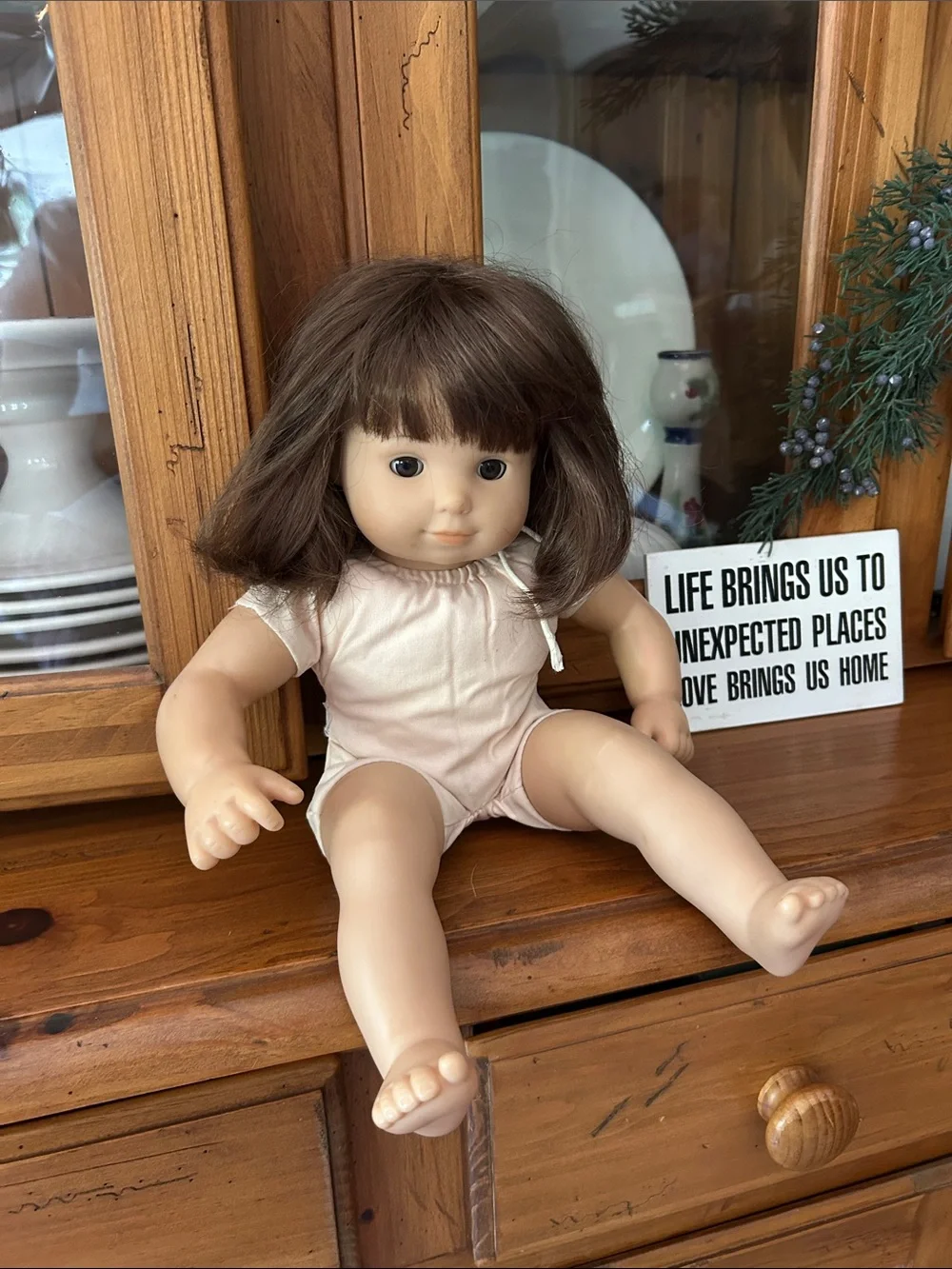American Girl Brown-Haired Baby  Doll